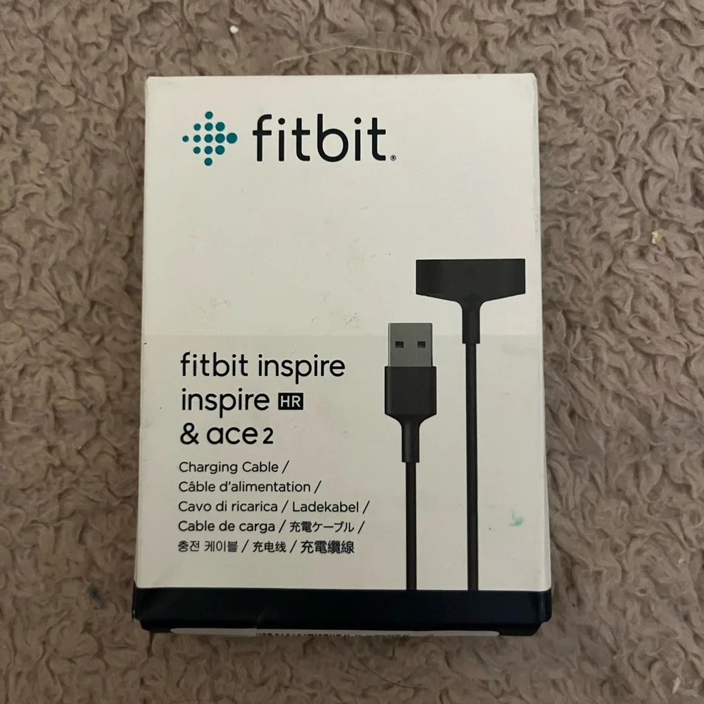 Fitbit Inspire HR & Ace 2 USB Charging Cable - Black